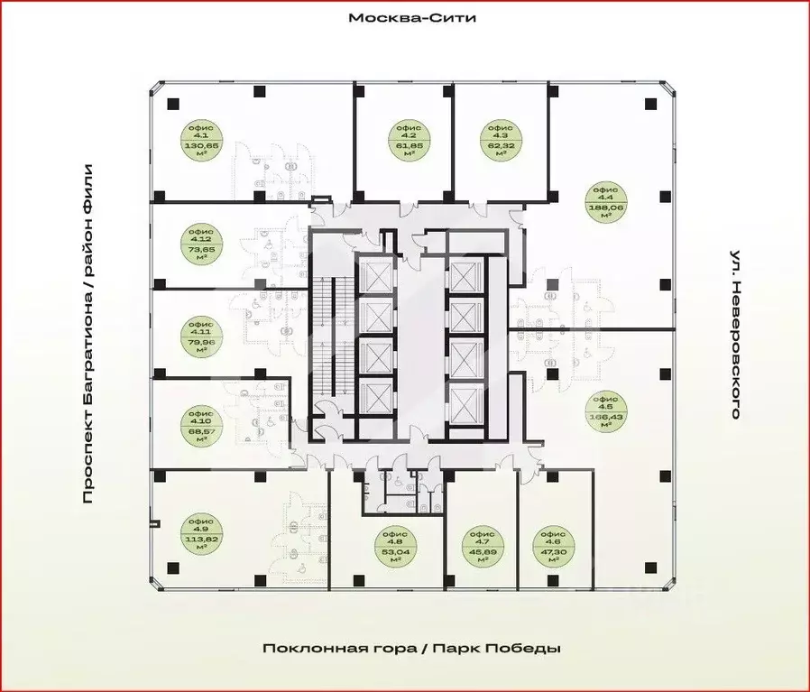 Офис в Москва ул. Неверовского, 10С3 (127 м) - Фото 2