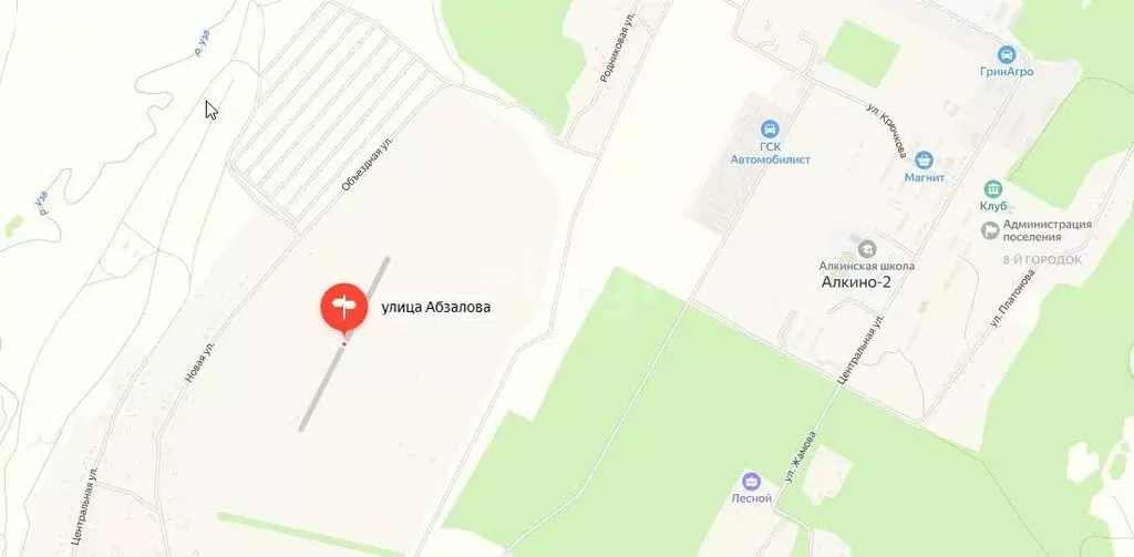 Участок в село Алкино-2, улица Абзалова (12 м) - Фото 1