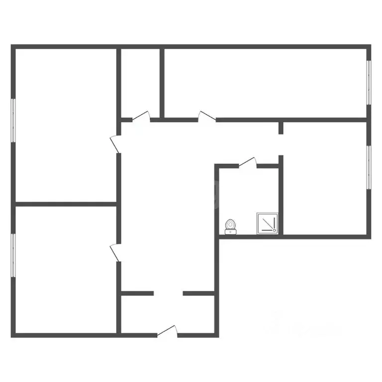 3-к кв. Владимирская область, Ковровский муниципальный округ, с. ... - Фото 1