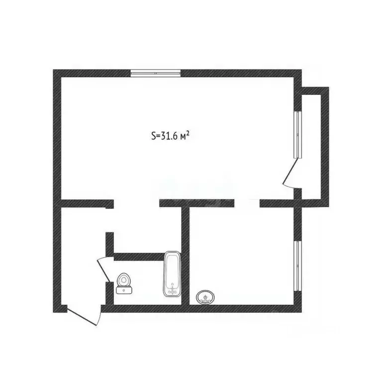 1-к кв. Алтайский край, Бийск ул. Имени Героя Советского Союза ... - Фото 2