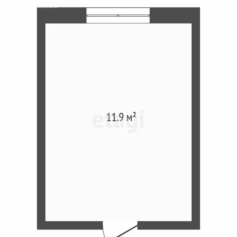 1к в -комнатной квартире (11.8 м) - Фото 0