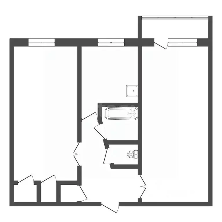 2-к кв. Кемеровская область, Юрга просп. Победы, 5 (44.3 м) - Фото 2