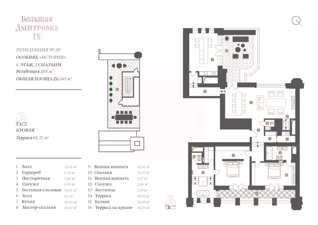 3-к кв. Москва ул. Большая Дмитровка, 9С1 (244.92 м) - Фото 1