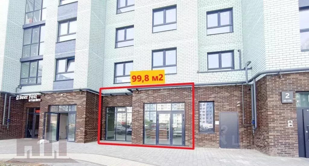 Торговая площадь в Тверская область, Тверь ул. Левитана, 70Б (100 м) - Фото 1