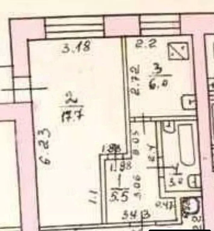 1-к кв. Ростовская область, Таганрог Октябрьская ул., 18-1 (32.2 м) - Фото 2