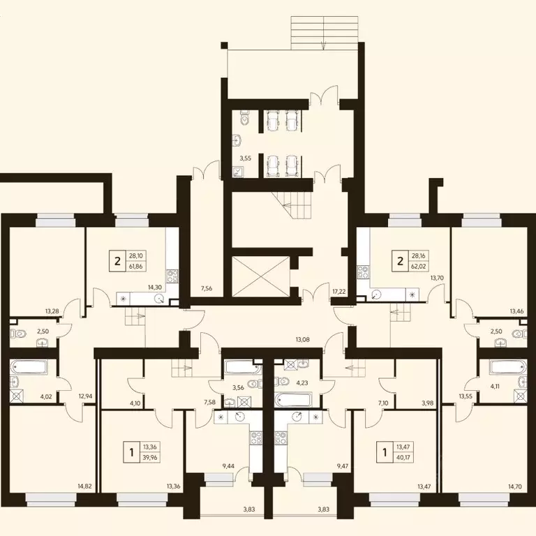 2-к кв. Башкортостан, Уфа ул. Жуковского, 19А (66.8 м) - Фото 2