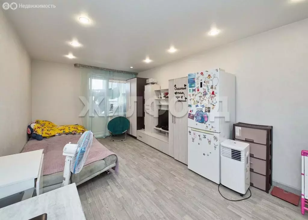 Квартира-студия: Новосибирск, проспект Дзержинского, 32А (24.5 м) - Фото 1