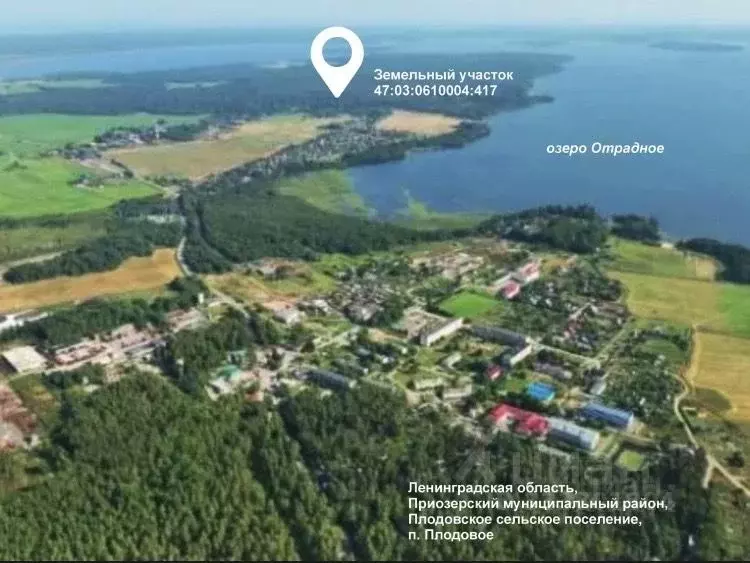 Участок в Ленинградская область, Приозерский район, Плодовское с/пос, ... - Фото 1