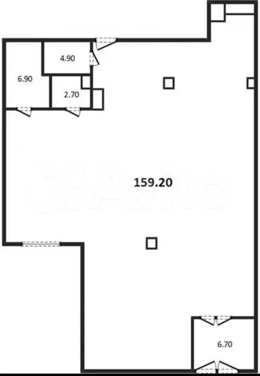 Продажа пл. 159.2 м2 под офис, м - Фото 1