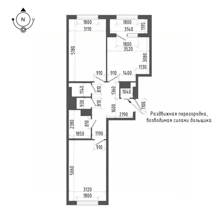 2-к кв. Санкт-Петербург бул. Измайловский, 9 (65.0 м) - Фото 1