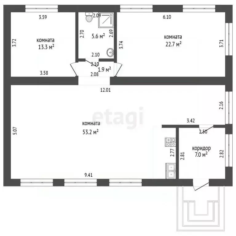 Дом в Тамбовская область, Тамбов городской округ, с. Бокино, Заря мкр ... - Фото 2