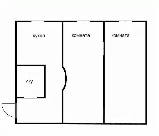 2-к кв. Приморский край, Уссурийск ул. Пушкина, 46А (43.8 м) - Фото 1