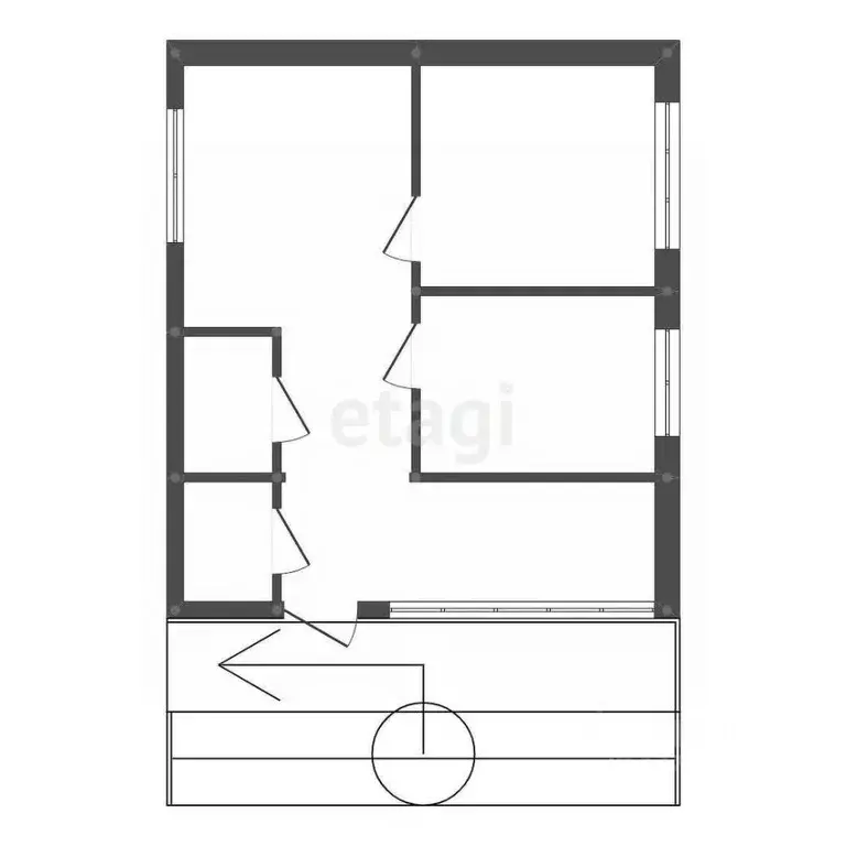 Дом в Амурская область, Октябрьский муниципальный округ, с. ... - Фото 2