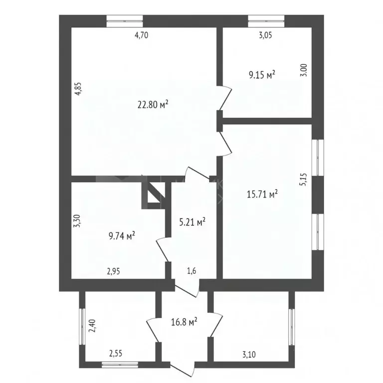Коттедж в Тюменская область, с. Ярково ул. Садовая (63 м) - Фото 2