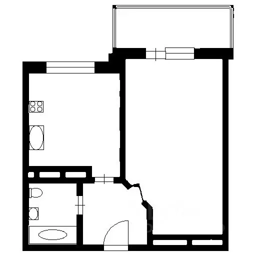1-к кв. Санкт-Петербург дор. Кушелевская, 5к2 (35.0 м) - Фото 2