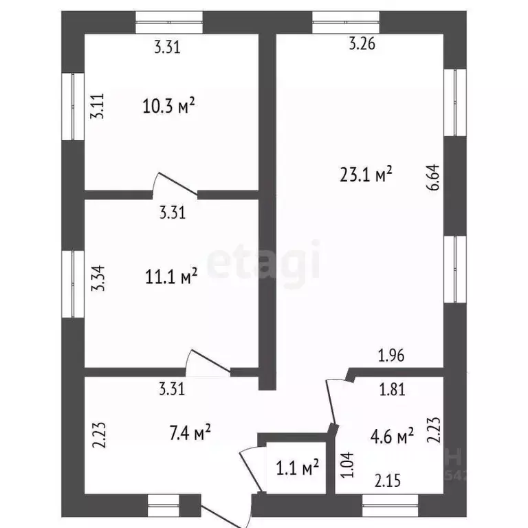 Дом в Кемеровская область, Кемерово Сахалинская ул., 29 (124 м) - Фото 1