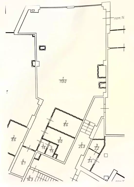 Помещение свободного назначения в Москва ул. Поляны, 5 (139 м) - Фото 2