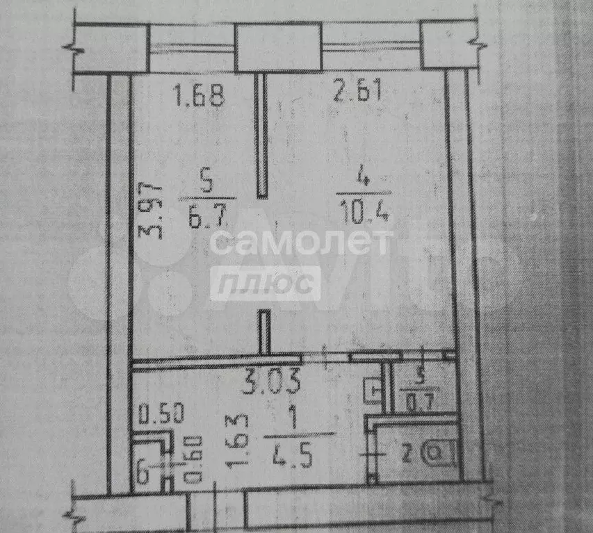 2-к. квартира, 23 м, 2/5 эт. - Фото 0