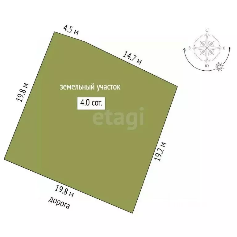 Участок в Тюменская область, Тюмень Строитель-3 СНТ, ул. Солнечная, 79 ... - Фото 2