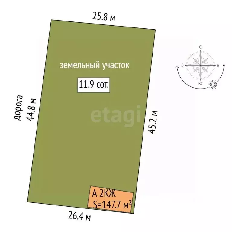 Дом в Тюменская область, Заводоуковск Березовая ул. (148 м) - Фото 2