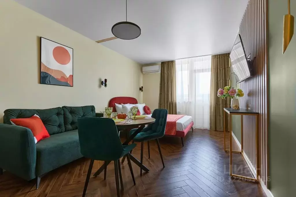 Студия Краснодарский край, Краснодар ул. Красных Партизан, 4/15 (28.0 ... - Фото 1