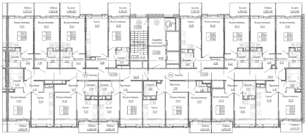 2-к кв. Ленинградская область, Кудрово г. Всеволожский район, ... - Фото 2