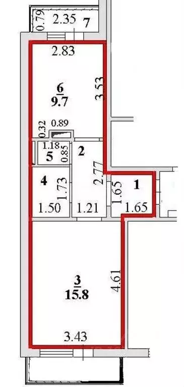 1-к кв. Липецкая область, Липецк ул. Сергея Казьмина, 6 (36.0 м) - Фото 2
