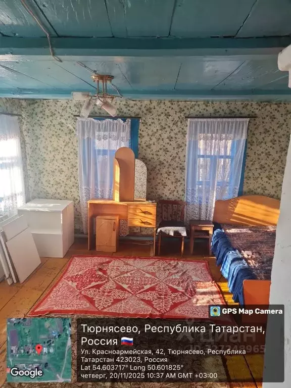 Дом в Татарстан, Нурлатский район, с. Тюрнясево Центральная ул. (43 м) - Фото 1