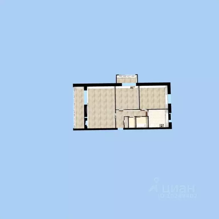 3-к кв. Башкортостан, Уфа ул. Гафури, 101 (63.0 м) - Фото 1