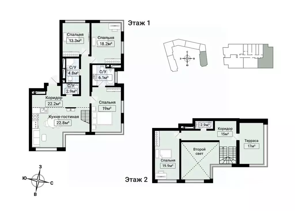 5-к кв. Москва ул. Василия Ланового, 3 (152.1 м) - Фото 2