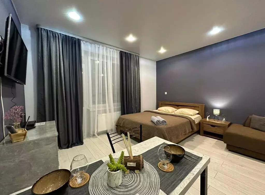 1-к кв. Ямало-Ненецкий АО, Новый Уренгой ул. Имени В.Я. Петуха, 3/1 ... - Фото 1