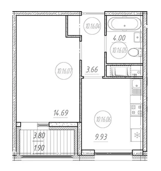 1-комнатная квартира: посёлок Шушары, Московское шоссе, 323 (34.18 м) - Фото 0