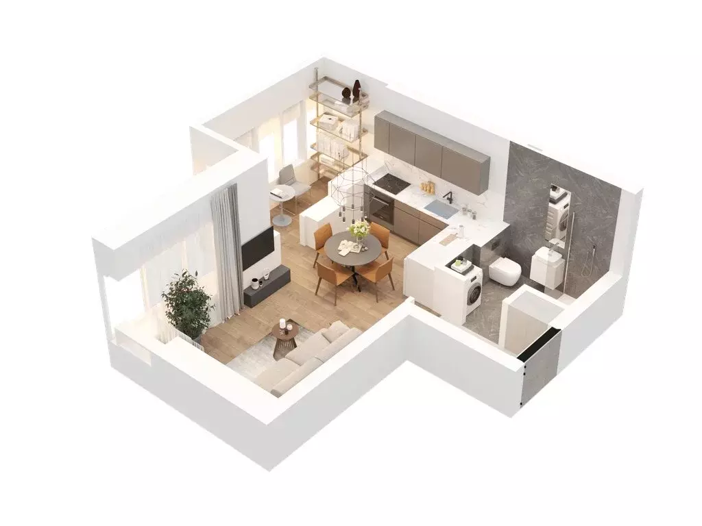 Квартира-студия: Казань, Авиастроительный район (24.02 м) - Фото 2