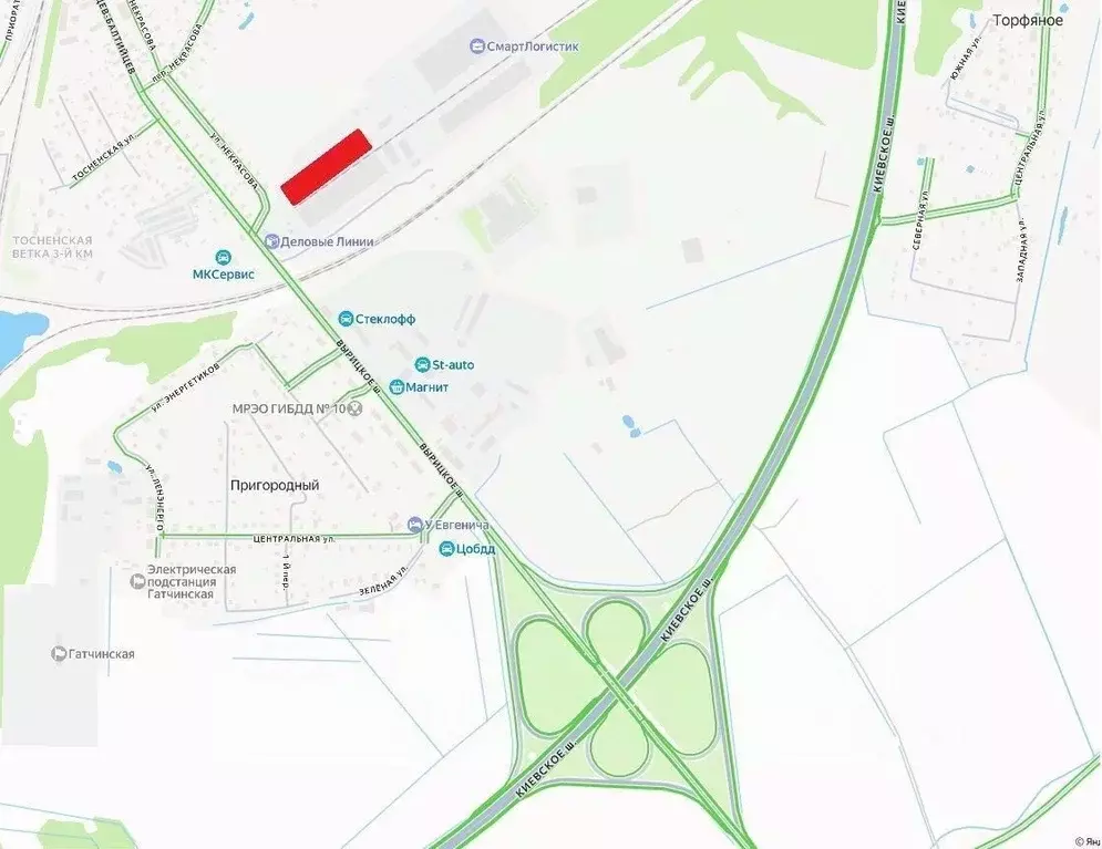 Склад в Ленинградская область, Гатчинский муниципальный округ, пос. ... - Фото 2