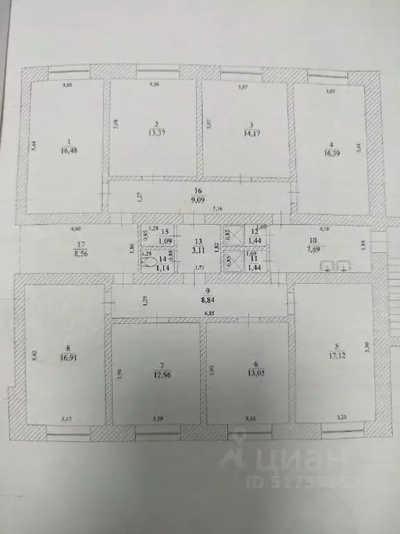 Комната Ульяновская область, Ульяновск просп. Нариманова, 87 (14.2 м) - Фото 2