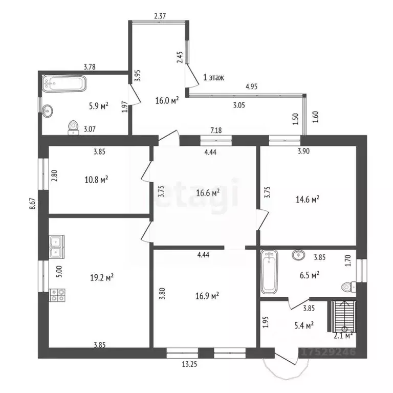 Дом в Краснодарский край, Краснодар ул. Тенистая, 18 (281 м) - Фото 2