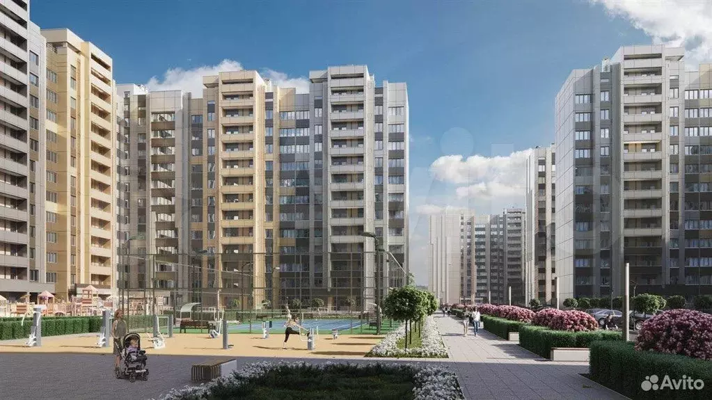 2-к. квартира, 62,6 м, 8/14 эт. - Фото 1