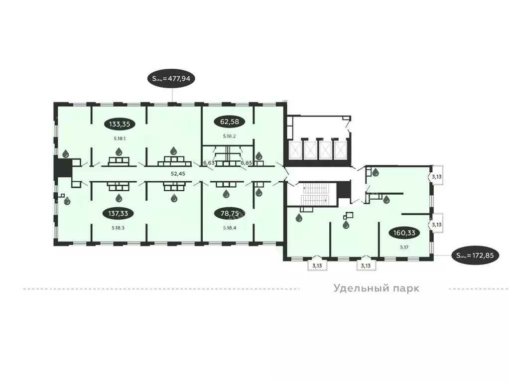 Офис в Санкт-Петербург Коломяжский просп., 19 (651 м) - Фото 2