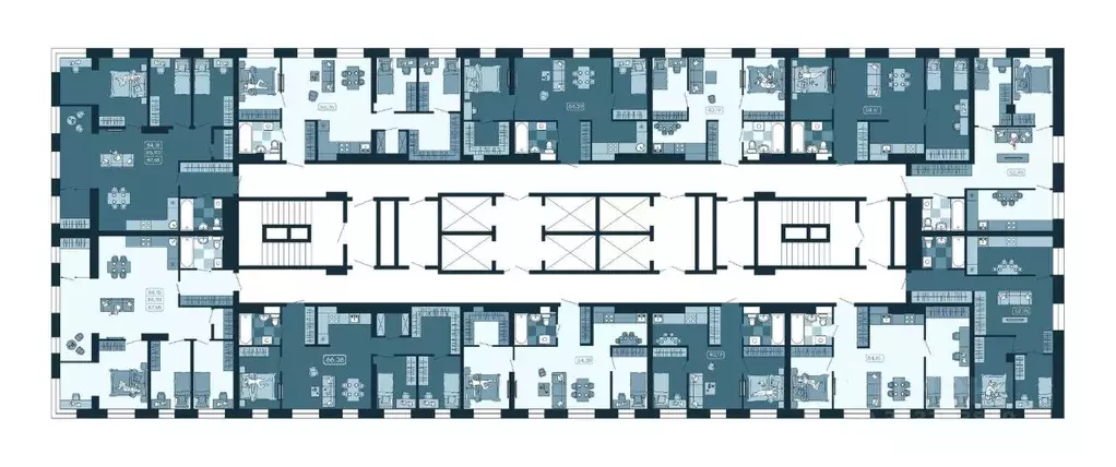 4-к кв. Приморский край, Владивосток ул. Борисенко (66.36 м) - Фото 2