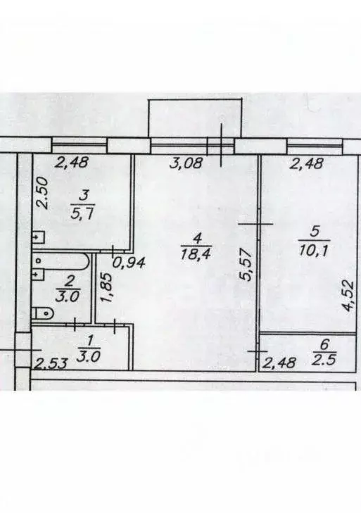 2-к кв. Иркутская область, Иркутск Академическая ул., 18 (44.7 м) - Фото 2