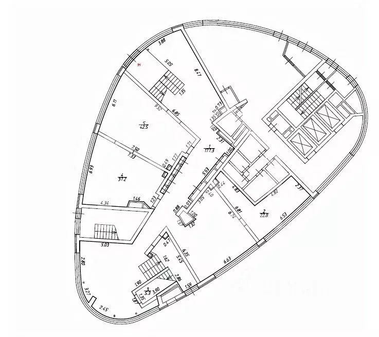 Помещение свободного назначения в Москва Нахимовский просп., 31к3 (550 ... - Фото 2