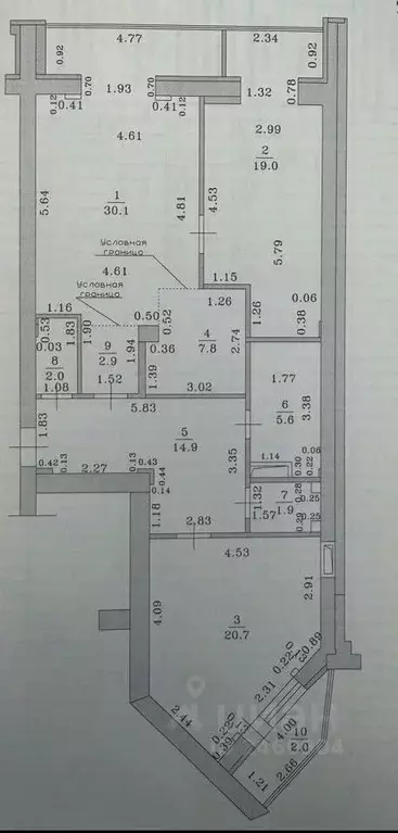 3-к кв. Татарстан, Казань Чистопольская ул., 16/15 (100.0 м) - Фото 2