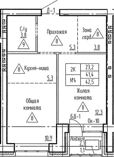 2-к кв. Новосибирская область, Новосибирский район, Мичуринский ... - Фото 1