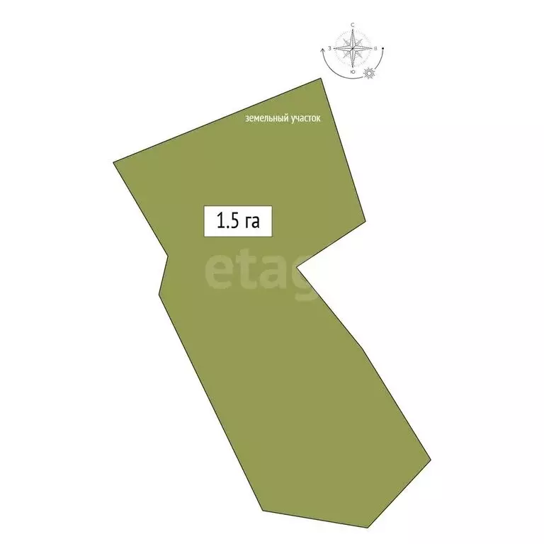 Участок в Айский сельсовет, территория урочище Устюба (150 м) - Фото 1