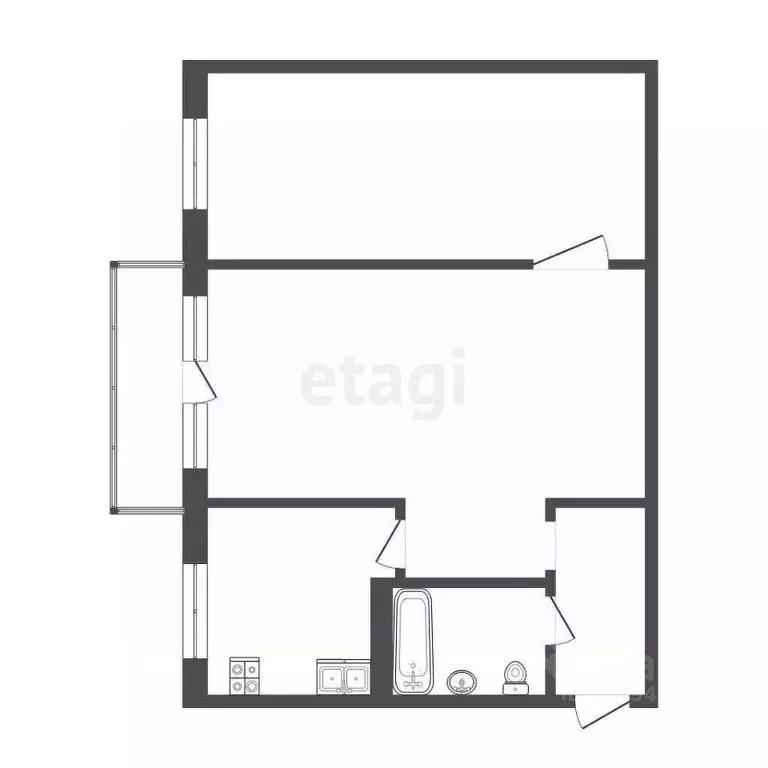 2-к кв. Мордовия, Саранск просп. 50 лет Октября, 15 (45.7 м) - Фото 2