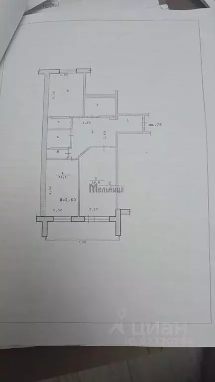 2-к кв. Волгоградская область, Волгоград Шекснинская ул., 40 (73.0 м) - Фото 1