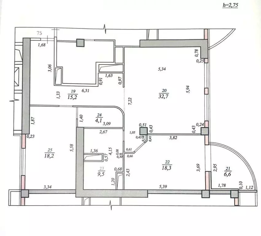 3-к кв. Самарская область, Самара ул. Карла Либкнехта, 8 (104.0 м) - Фото 2