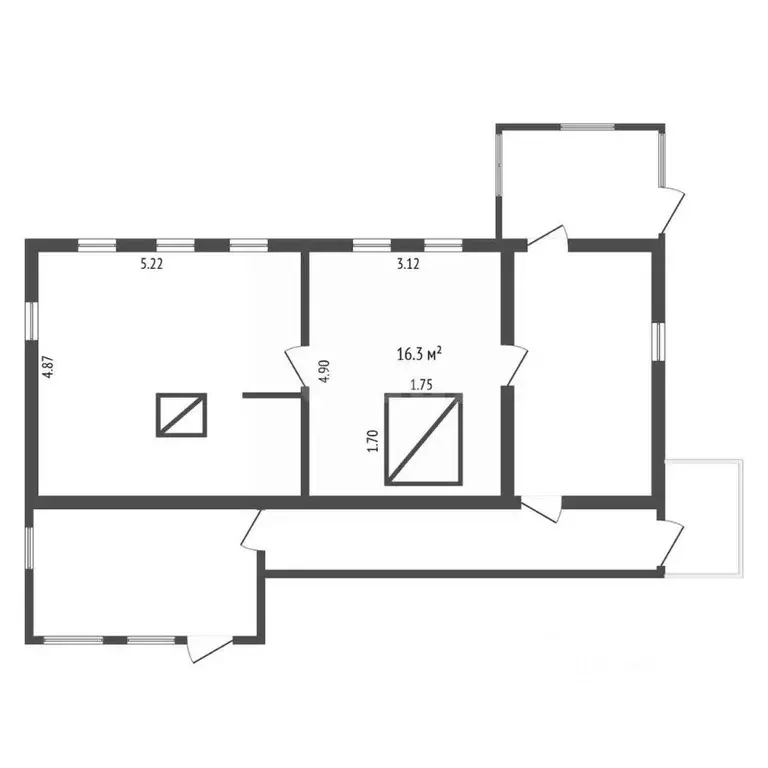 Дом в Калужская область, Жуковский муниципальный округ, Высокиничи ... - Фото 2