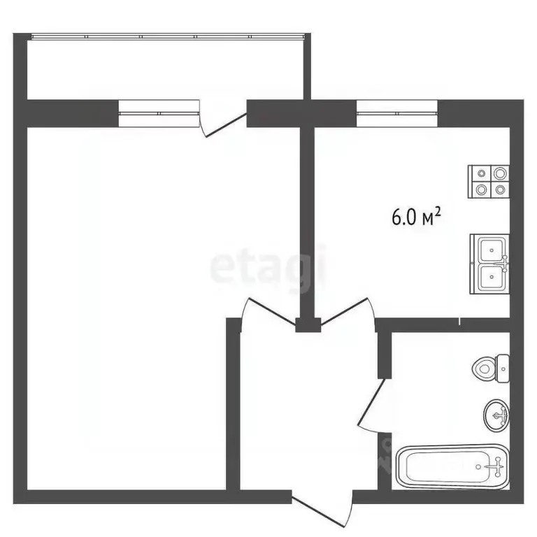 3-к кв. Самарская область, Самара Пугачевский тракт, 37 (51.4 м) - Фото 1