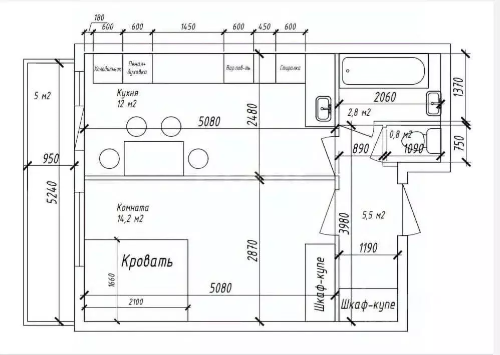 1-к кв. Ленинградская область, Мурино Всеволожский район, аллея ... - Фото 2